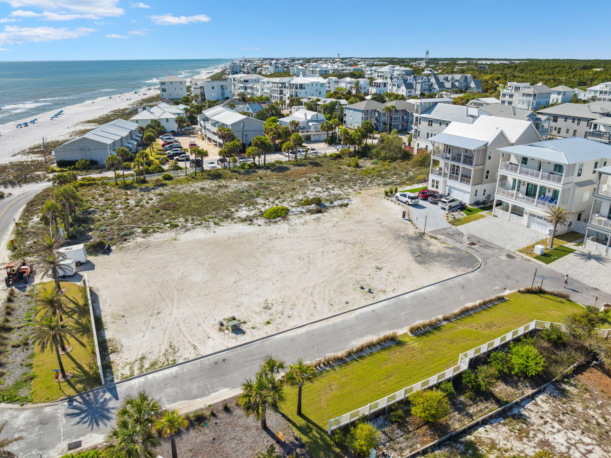 1-2 3 Jan Ln Inlet Beach Inlet Beach, FL 32461 - Photo 33 of 70 an aerial view of residential houses with outdoor space