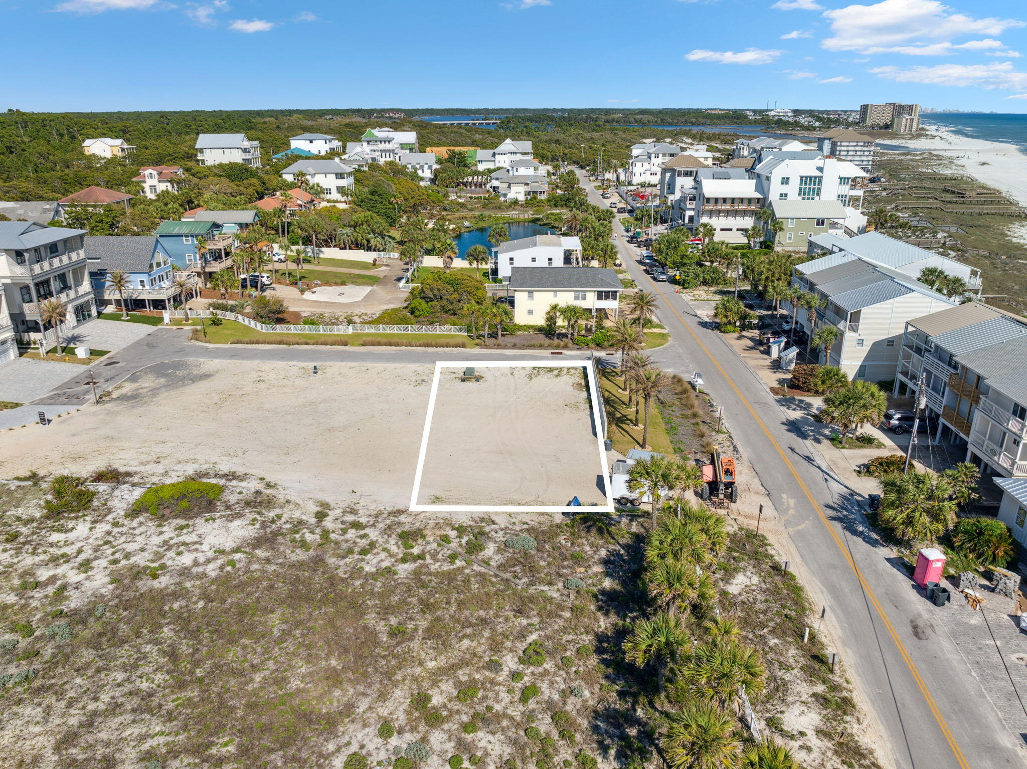 1-2 3 Jan Ln Inlet Beach Inlet Beach, FL 32461 - Photo 44 of 70 an aerial view of residential houses with outdoor space