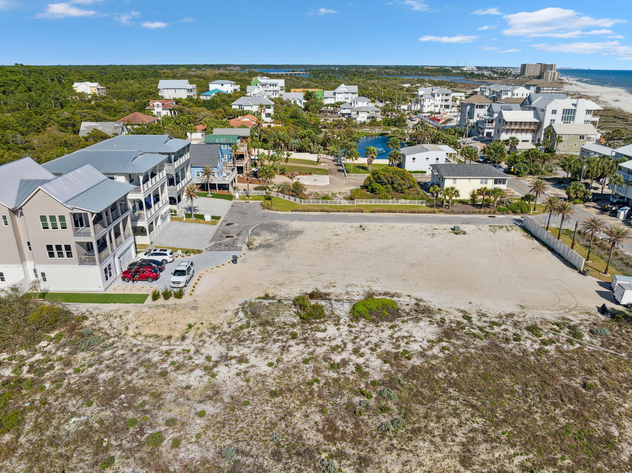 1-2 3 Jan Ln Inlet Beach Inlet Beach, FL 32461 - Photo 47 of 70 an aerial view of residential building and ocean