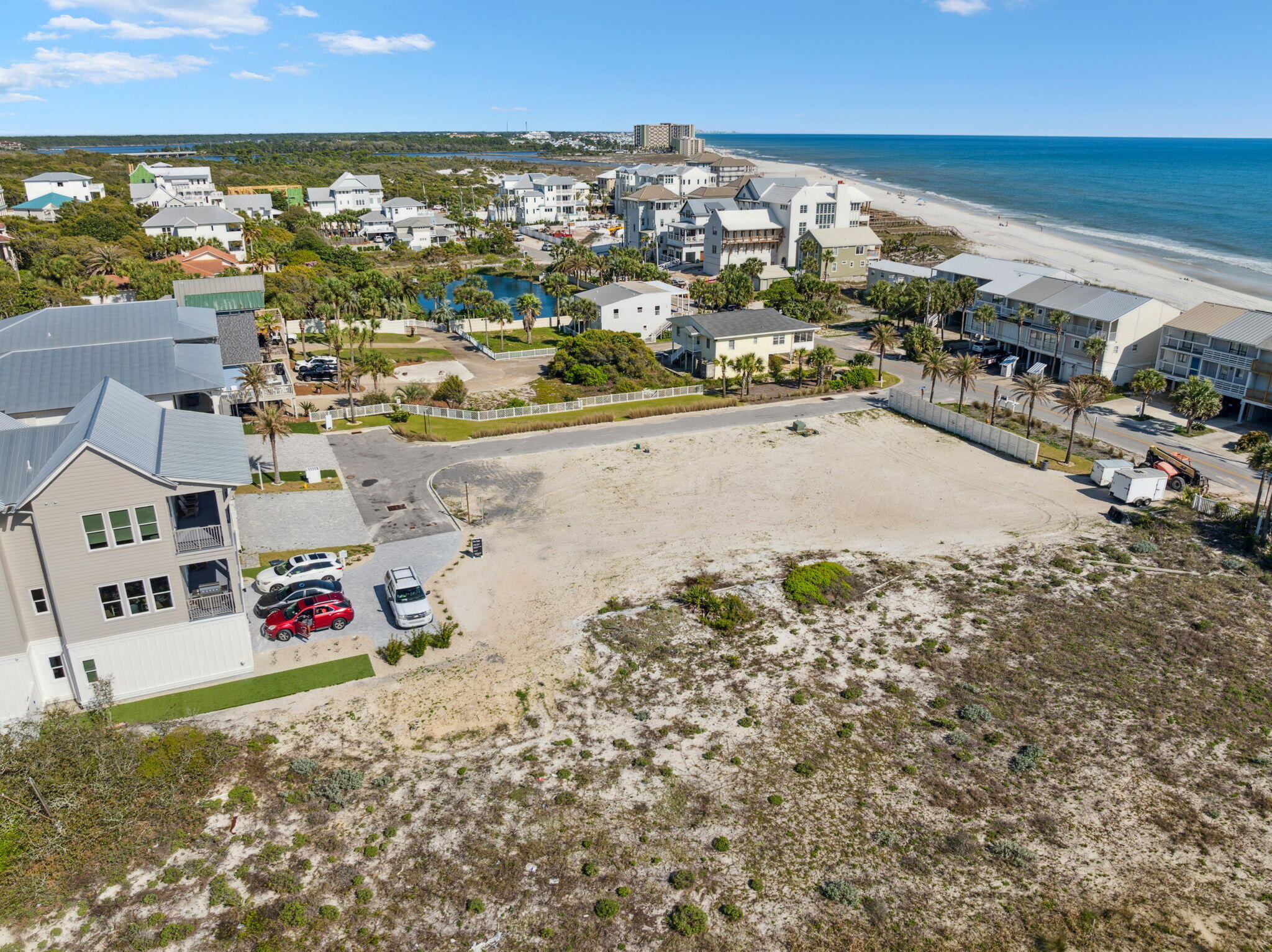 1-2 3 Jan Ln Inlet Beach Inlet Beach, FL 32461 - Photo 49 of 70 an aerial view of residential houses with outdoor space