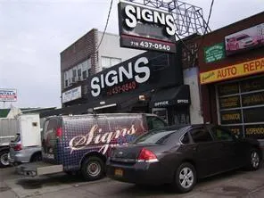 a car parked in front of a store