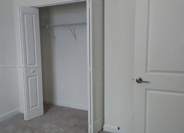 a view of a closet