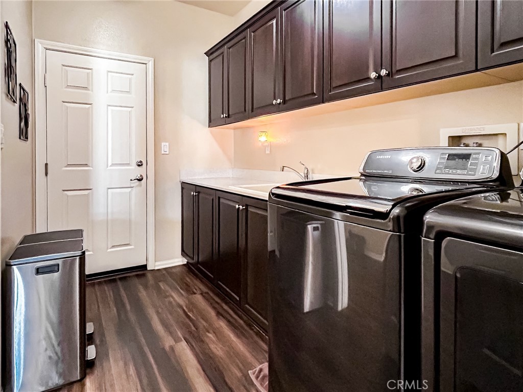 1580 Williamson Park Beaumont, CA 92223 - Photo 12 of 48 a view of a kitchen with wooden floor