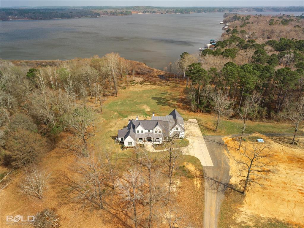 5296 Linton Cutoff Road Benton, LA 71006 - Photo 39 of 40 View from above of property with a large body of water