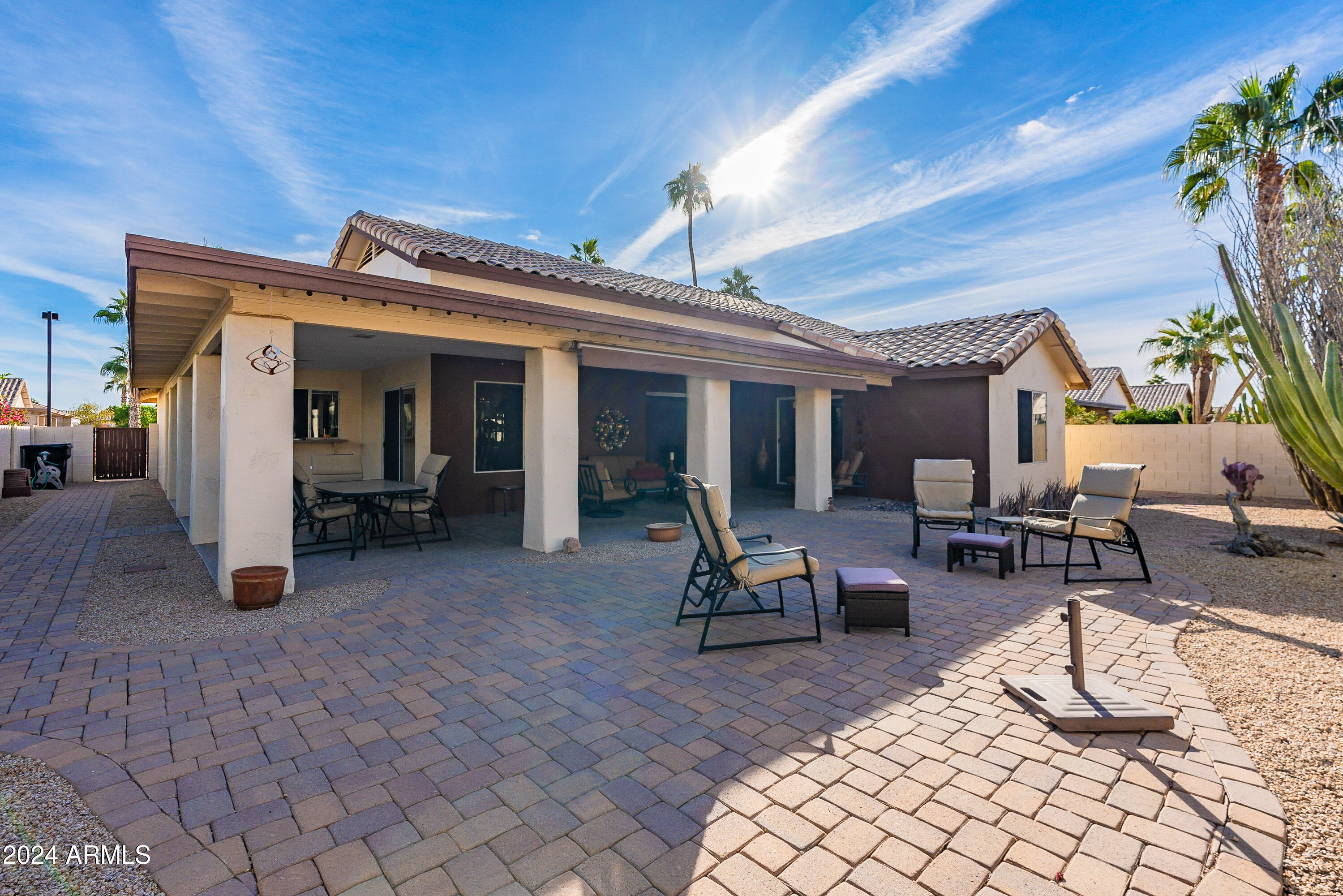 17716 North Raindance Road Surprise, AZ 85374 - Photo 15 of 22 Back Yard Extended Pavers