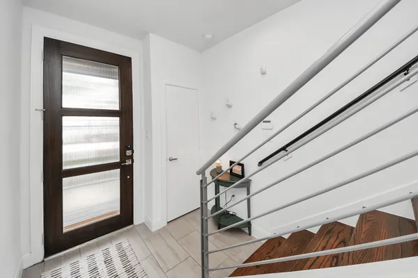 a picture of a room with a large window