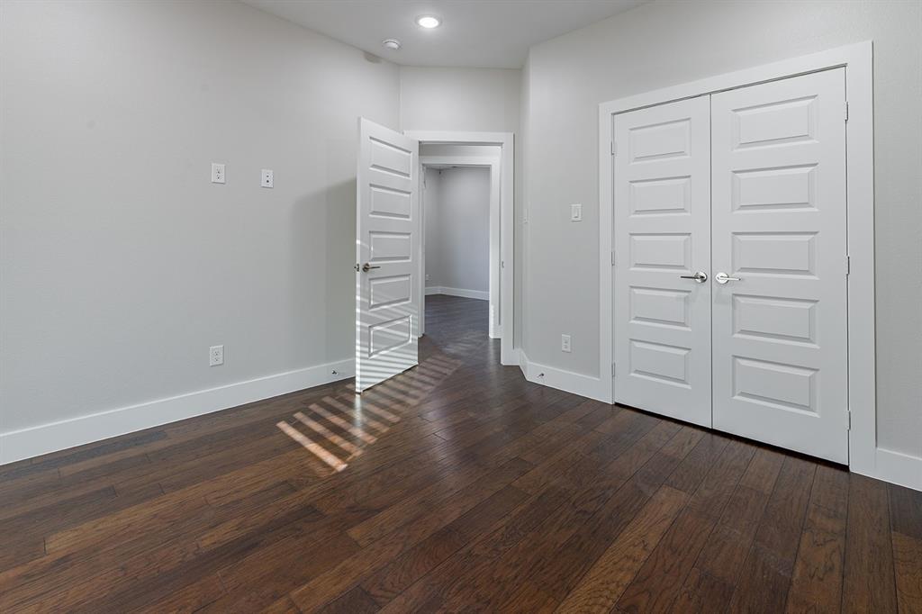 2809 Gooch Street Dallas, TX 75241 - Photo 17 of 19 wooden floor in an empty room
