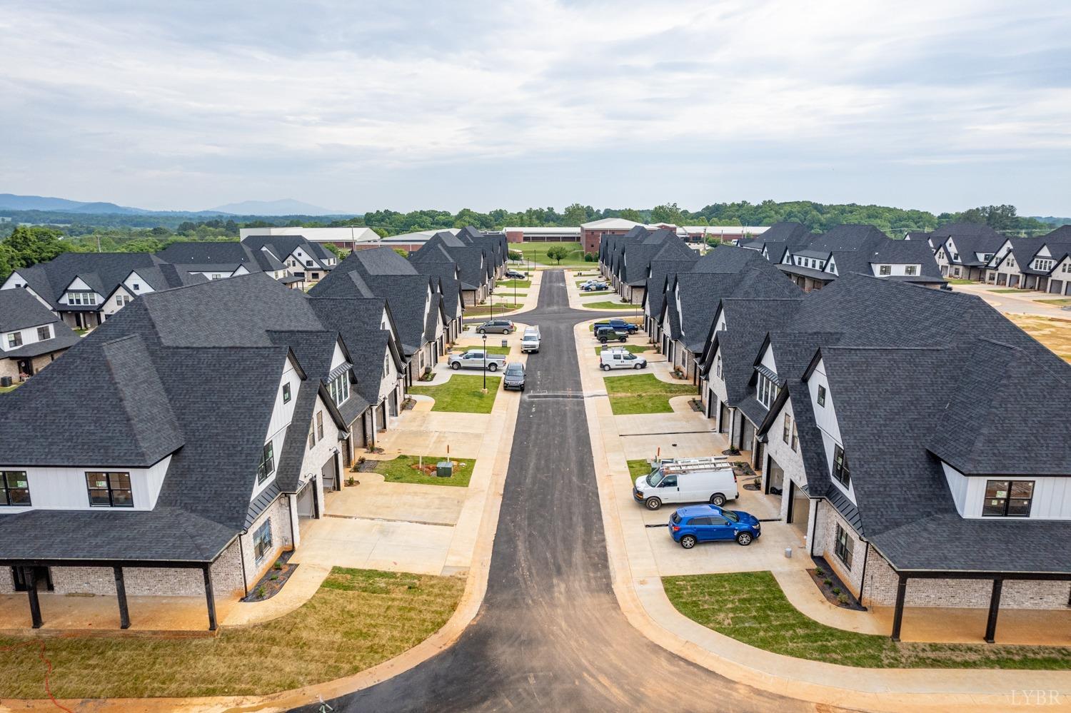 1073 South Westyn Loop Forest, VA 24551 - Photo 59 of 66 an aerial view of residential houses with outdoor space and swimming pool