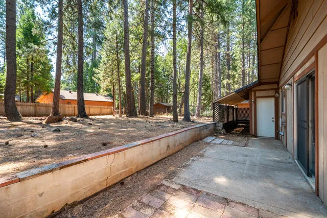 a view of outdoor space with trees