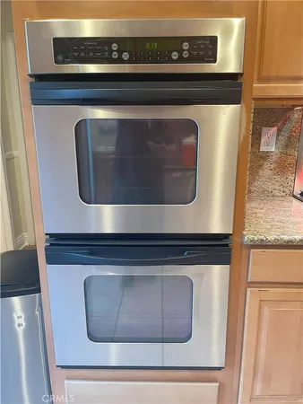 a close view of washer and dryer