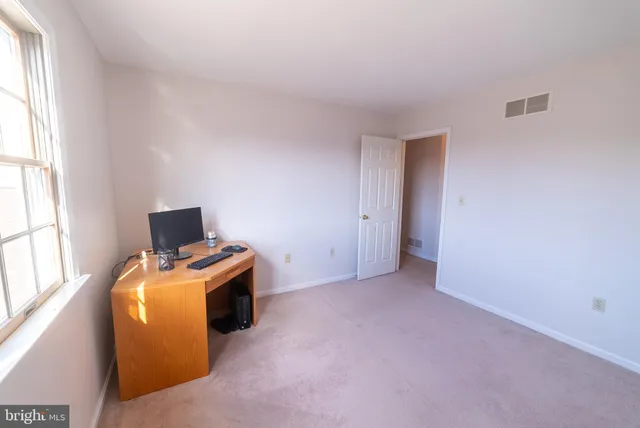 a view of workspace with window