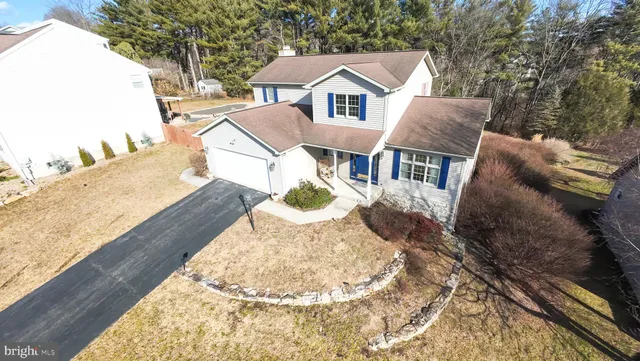 a view of a patio with wooden floor