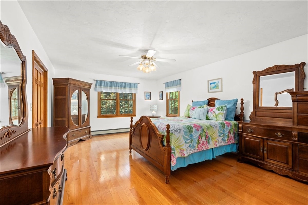 27 Crestview Drive Uxbridge, MA 01569 - Photo 13 of 39 a bedroom with a bed and wooden floor