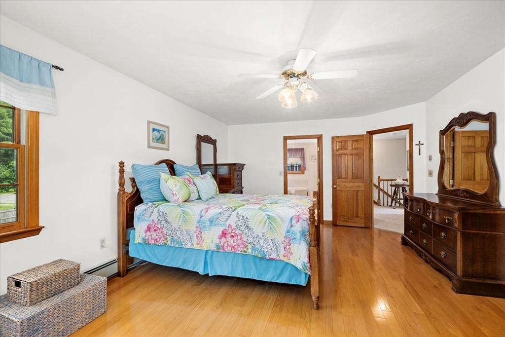 27 Crestview Drive Uxbridge, MA 01569 - Photo 14 of 39 a spacious bedroom with a bed and wooden floor
