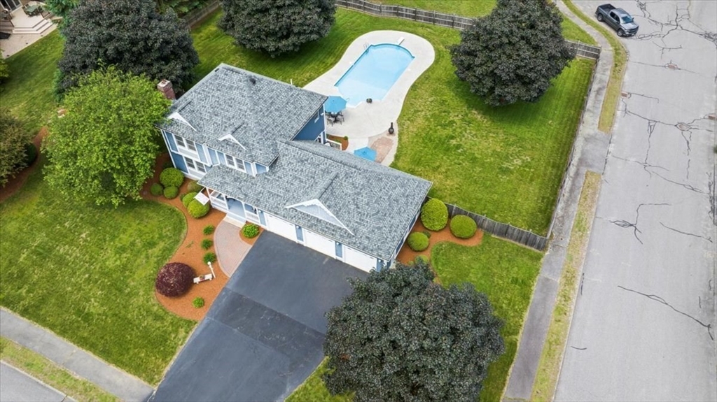 27 Crestview Drive Uxbridge, MA 01569 - Photo 27 of 39 an aerial view of a house with garden space sitting space