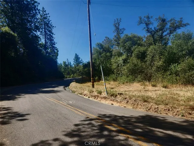 a view of a yard street