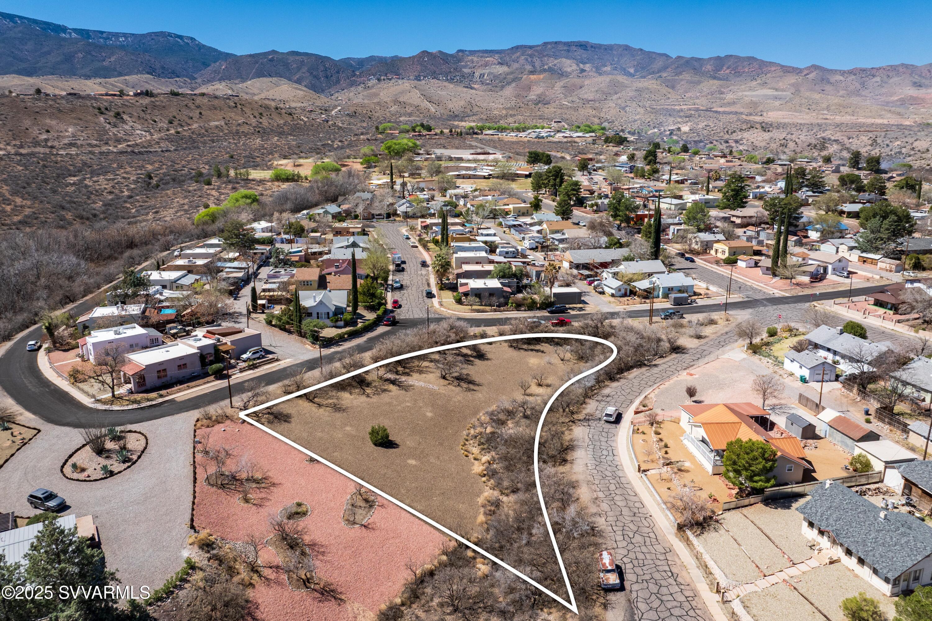 1399 3rd S Street Clarkdale, AZ 86324 - Photo 9 of 10 Drone Shot of Lot