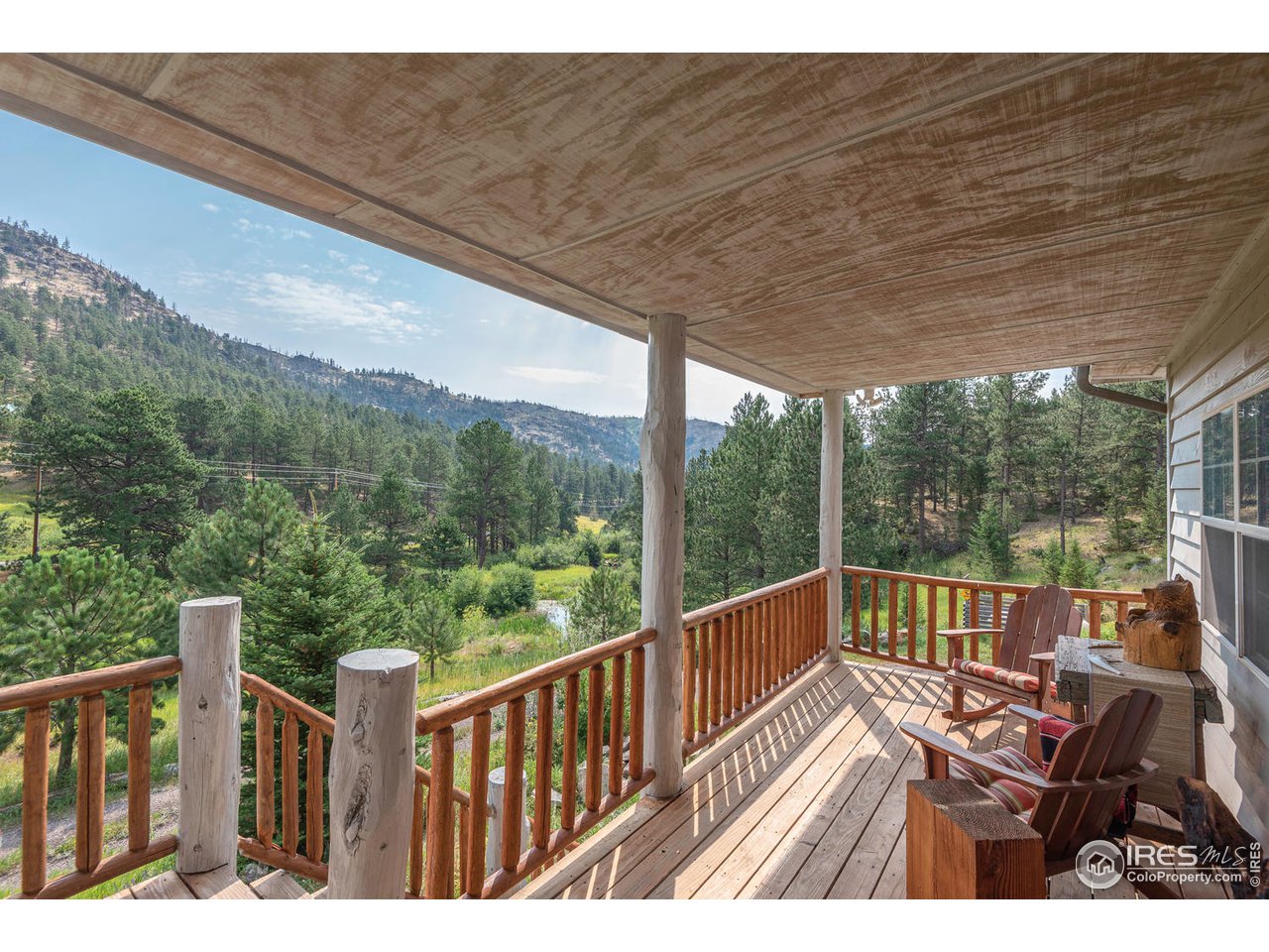 2725 Stove Prairie Road Bellvue, CO 80512 - Photo 5 of 40 Deck Looking South
