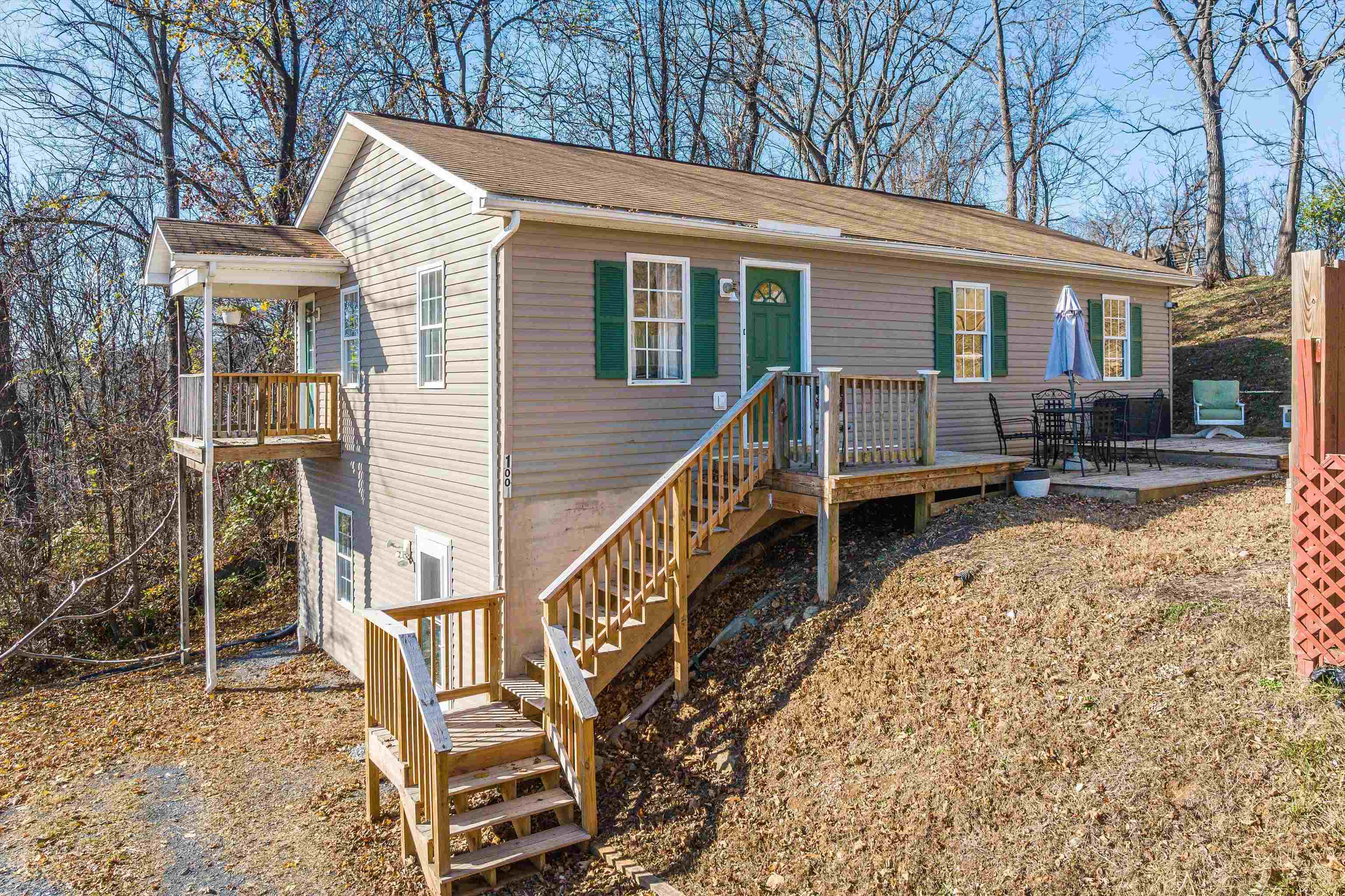 100 Olive Street Staunton, VA 24401 - Photo 37 of 48 a view of a house with backyard and sitting area
