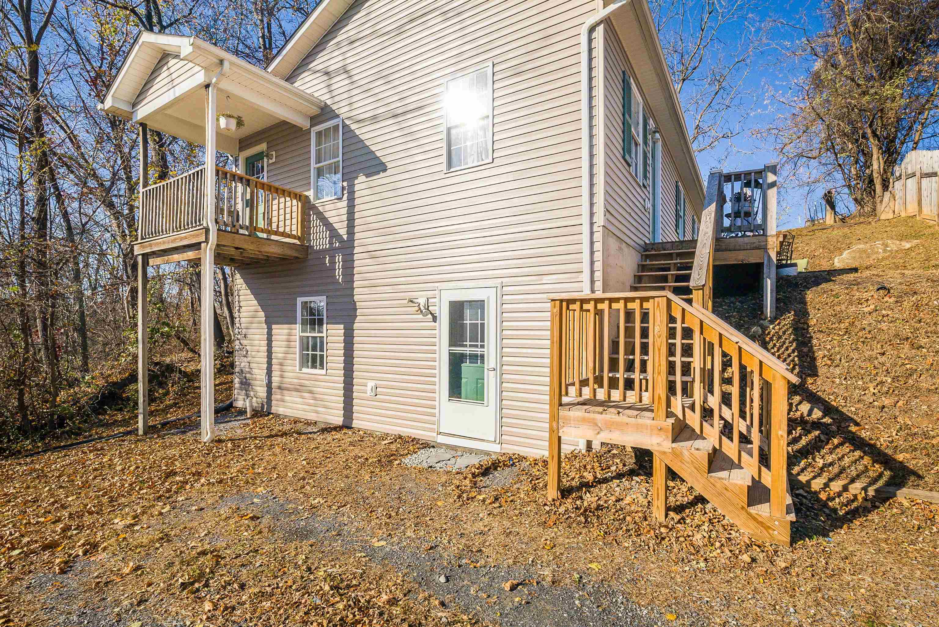 100 Olive Street Staunton, VA 24401 - Photo 41 of 48 a view of a house with a yard and wooden fence