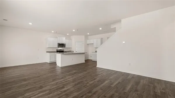 a view of an empty room