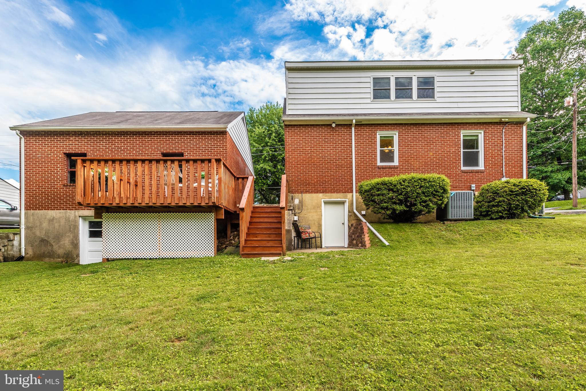 4902 Old Swimming Pool Road Frederick, MD 21703 - Photo 32 of 39 Rear Exterior Showing Raised Roof and Deck!