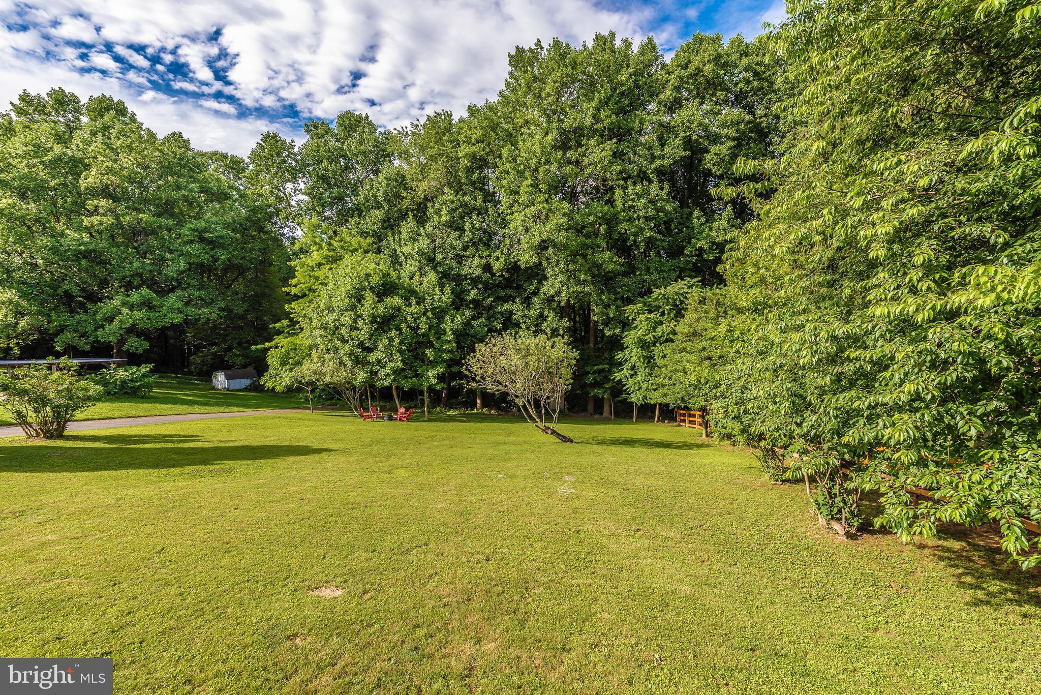 4902 Old Swimming Pool Road Frederick, MD 21703 - Photo 37 of 39 Tree Lined Rear Yard...
