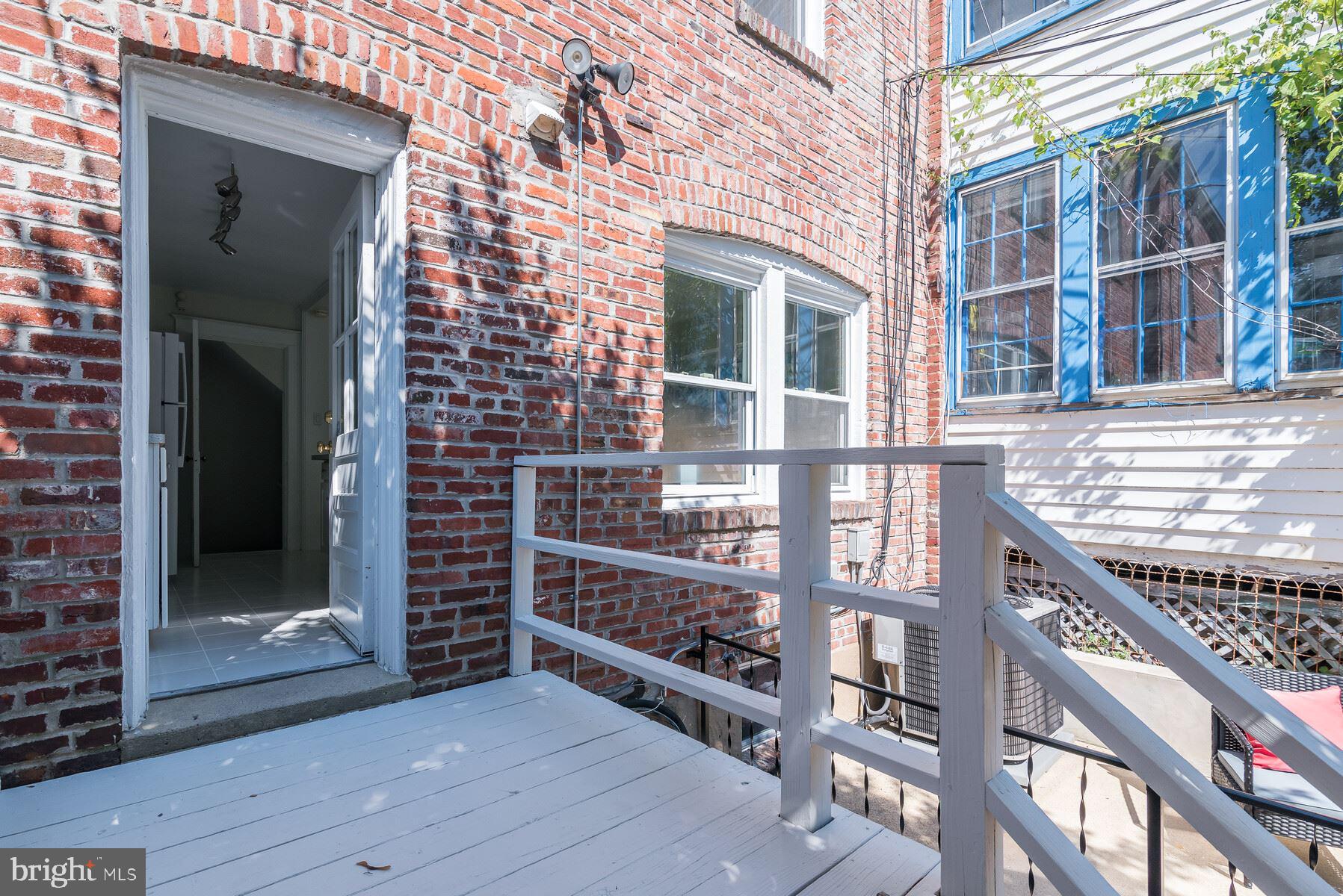 1919 37th Street Northwest Washington, DC 20007 - Photo 11 of 23 Back Patio