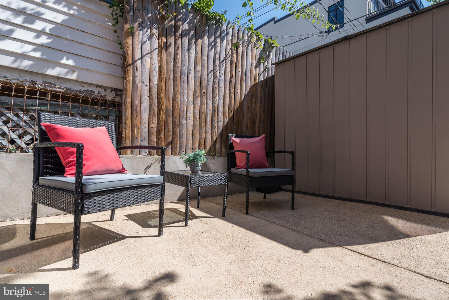 1919 37th Street Northwest Washington, DC 20007 - Photo 12 of 23 Back Patio