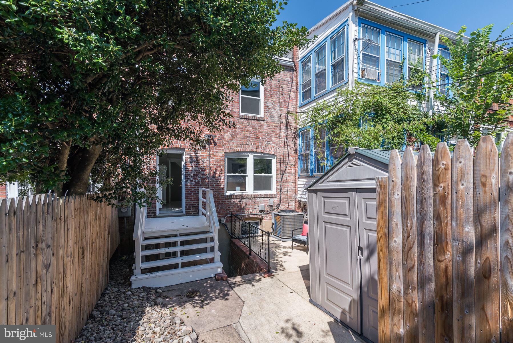 1919 37th Street Northwest Washington, DC 20007 - Photo 22 of 23 Backyard w/ Shed