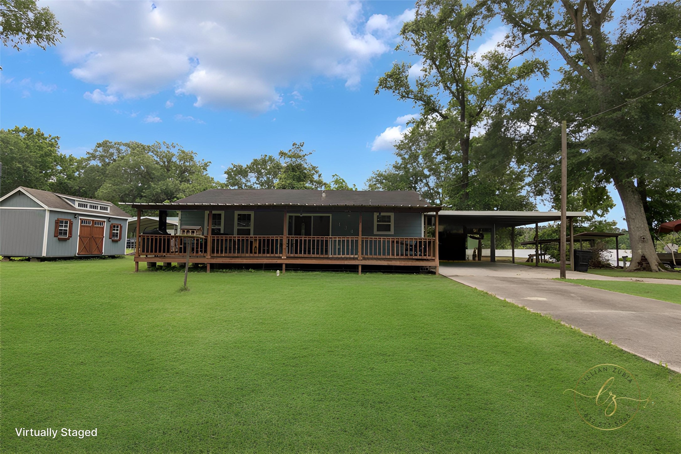 134 Magnolia Point Drive Houston, TX 77336 - Photo 1 of 31 a view of a house with a backyard