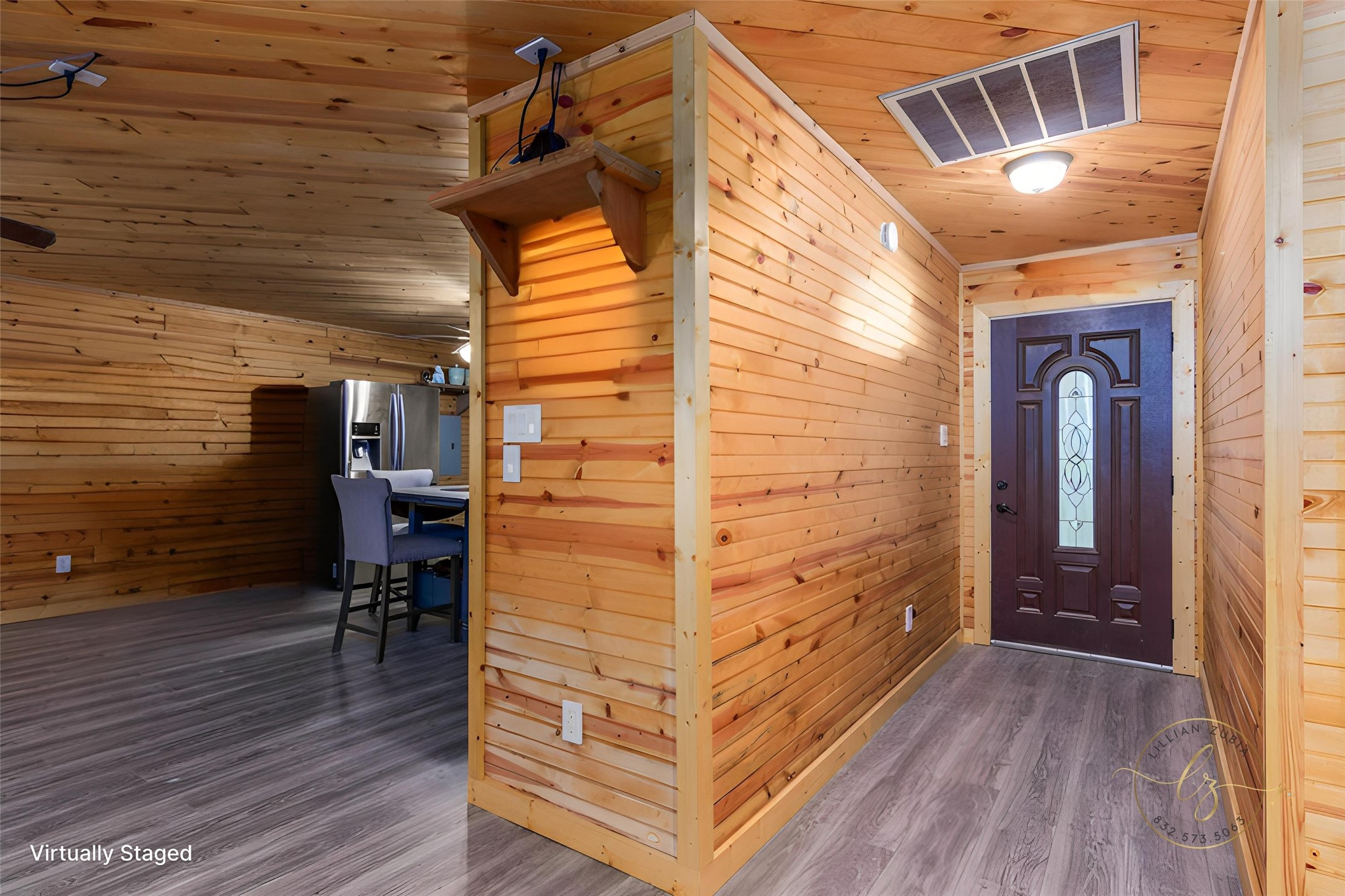 134 Magnolia Point Drive Houston, TX 77336 - Photo 4 of 31 a view of a balcony with furniture and wooden floor