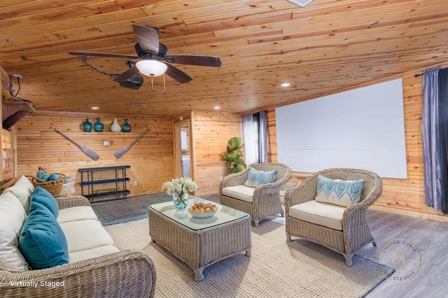 134 Magnolia Point Drive Houston, TX 77336 - Photo 7 of 31 a living room with furniture and a wooden floor