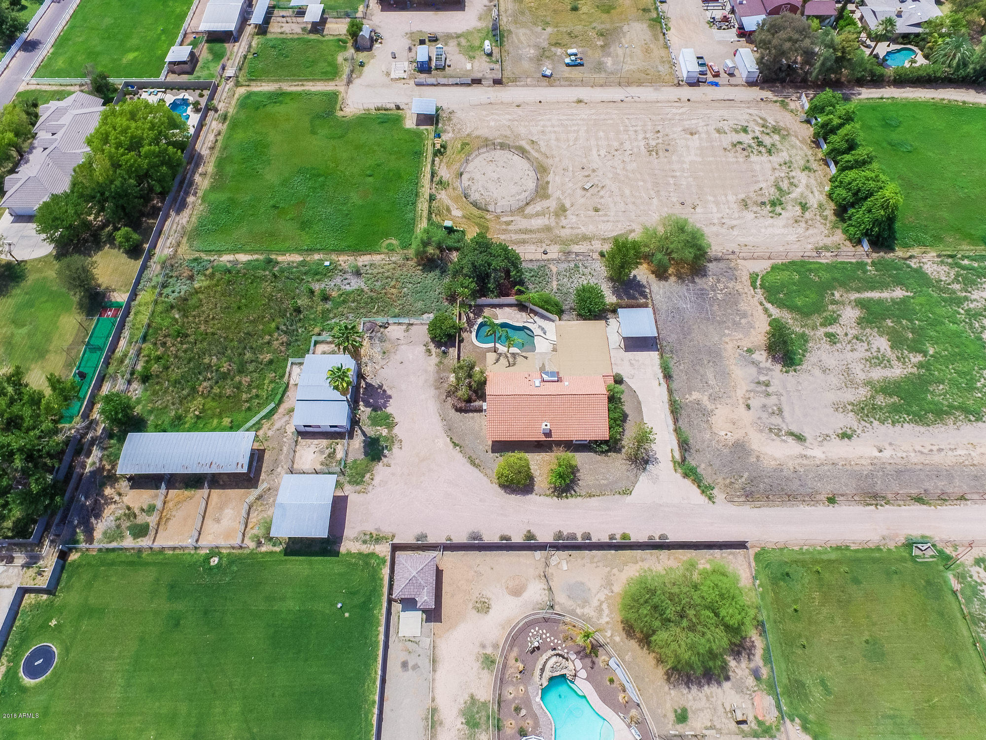 16611 South Greenfield Road Gilbert, AZ 85295 - Photo 3 of 55 103-Aerial_Overview_SouthView