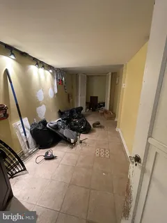 a room with gym equipment