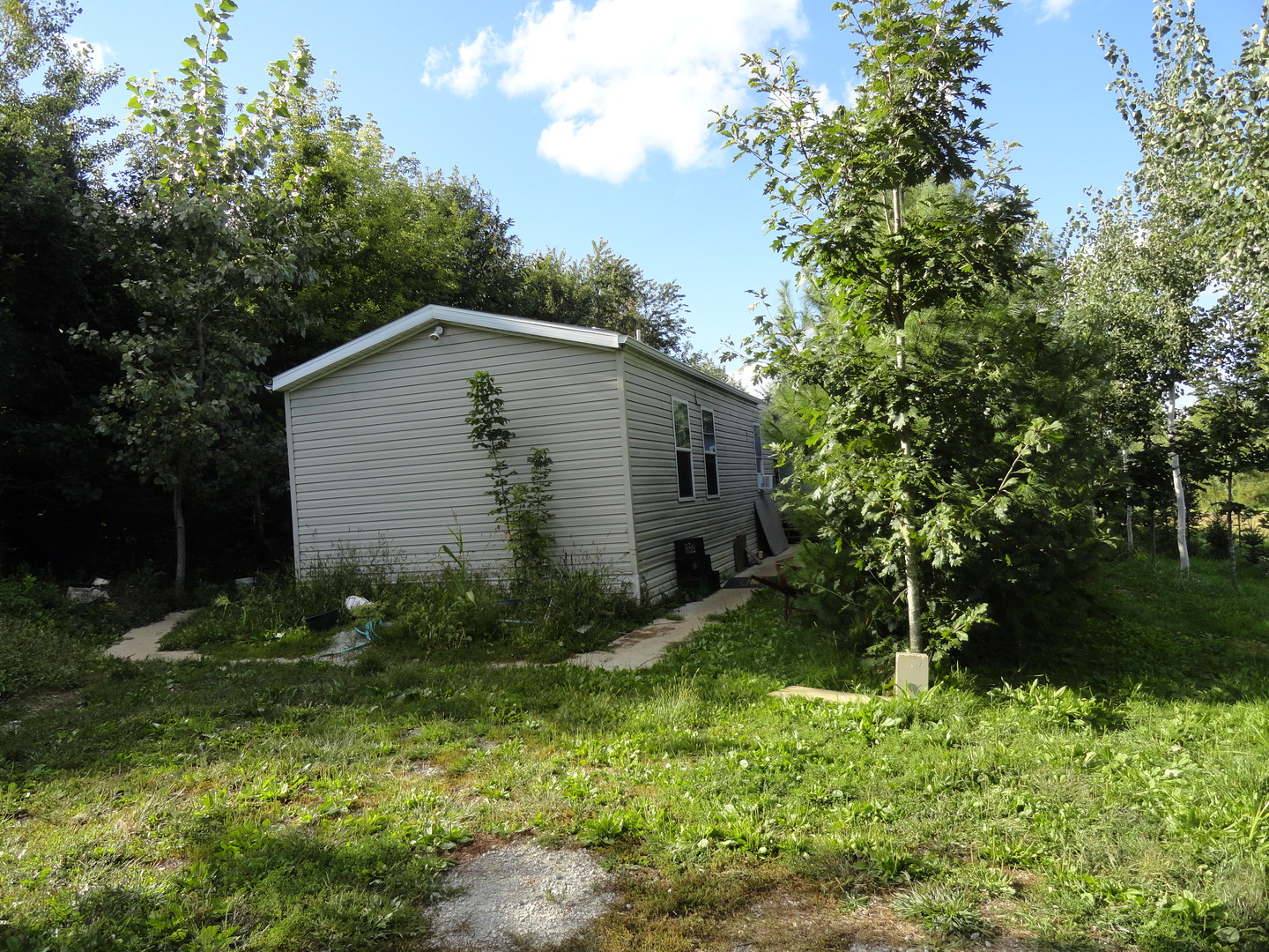 18250 Malvern Road Morrison, IL 61270 - Photo 2 of 38 a backyard of a house with plants and trees