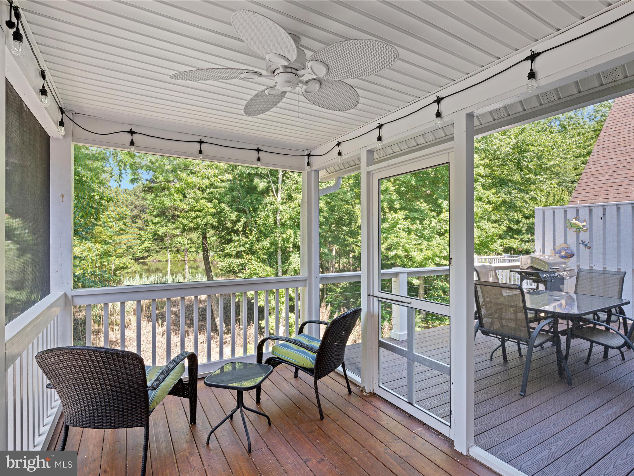 734 Deer Leap Drive, Unit 4 Bethany Beach, DE 19930 - Photo 23 of 53 Screened Deck
