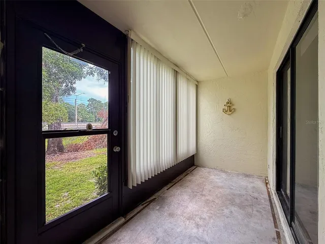 a view of a room with window