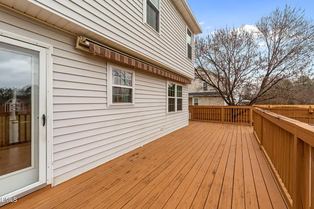a view of a house with wooden floor