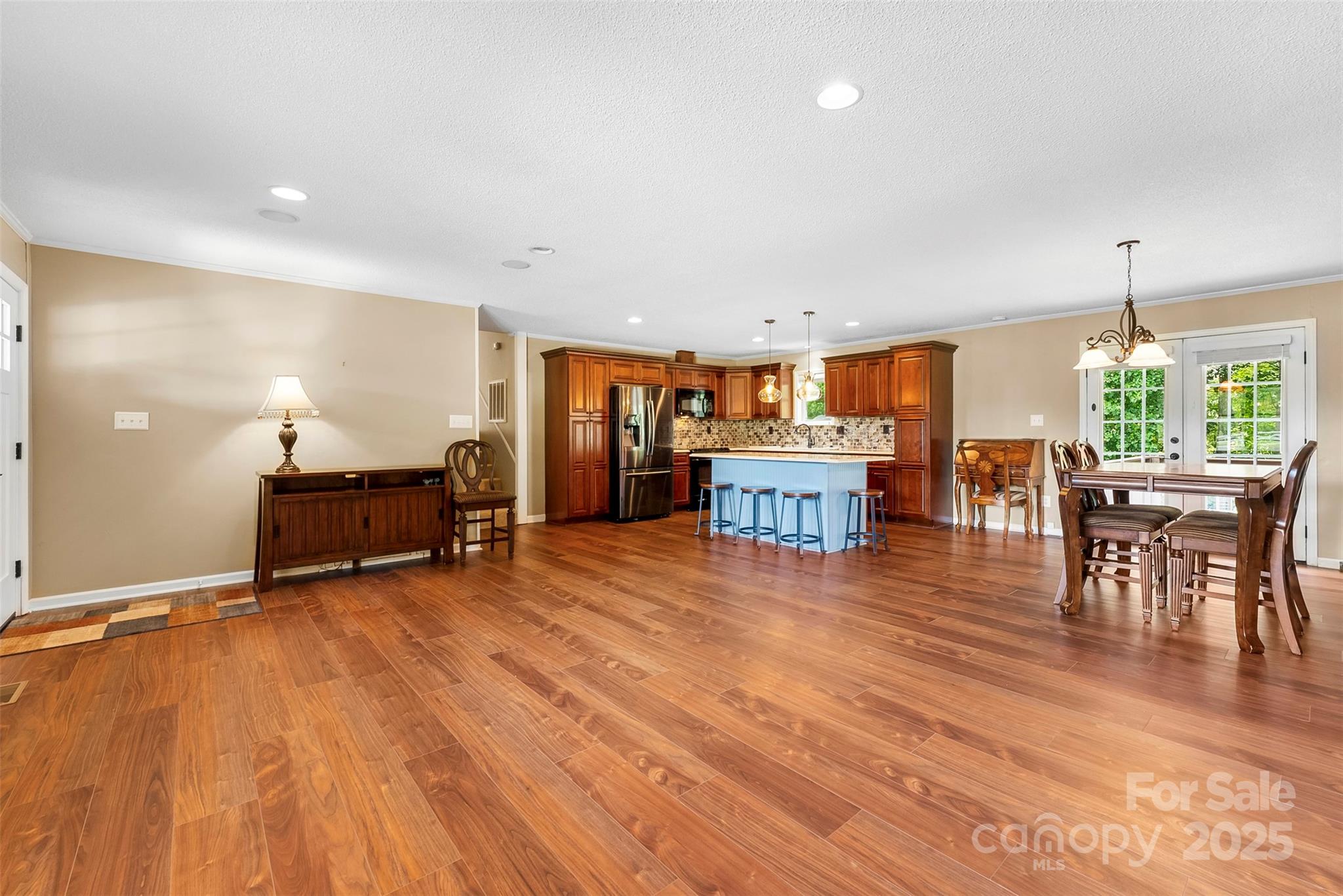 213 Press Sweezy Road Kings Mountain, NC 28086 - Photo 5 of 43 a living room with furniture and a wooden floor