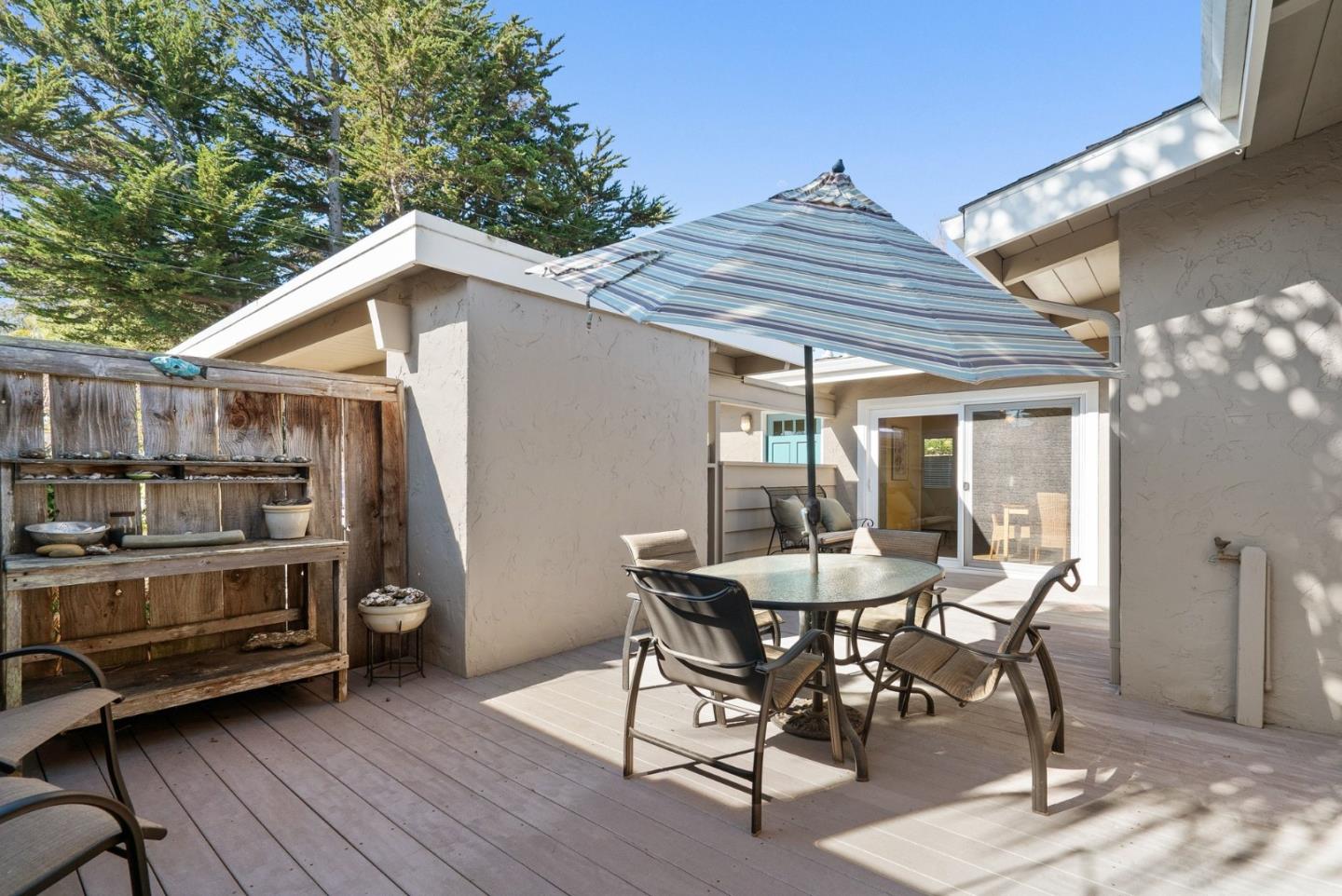 522 Spruce Street Aptos, CA 95003 - Photo 31 of 47 a view of backyard of house with seating space