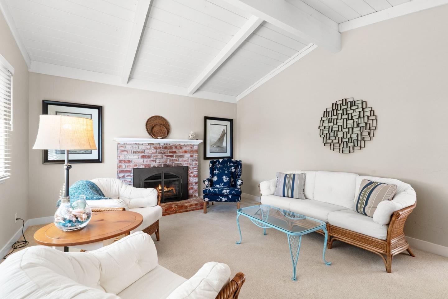 522 Spruce Street Aptos, CA 95003 - Photo 5 of 47 a living room with furniture fireplace and a large window