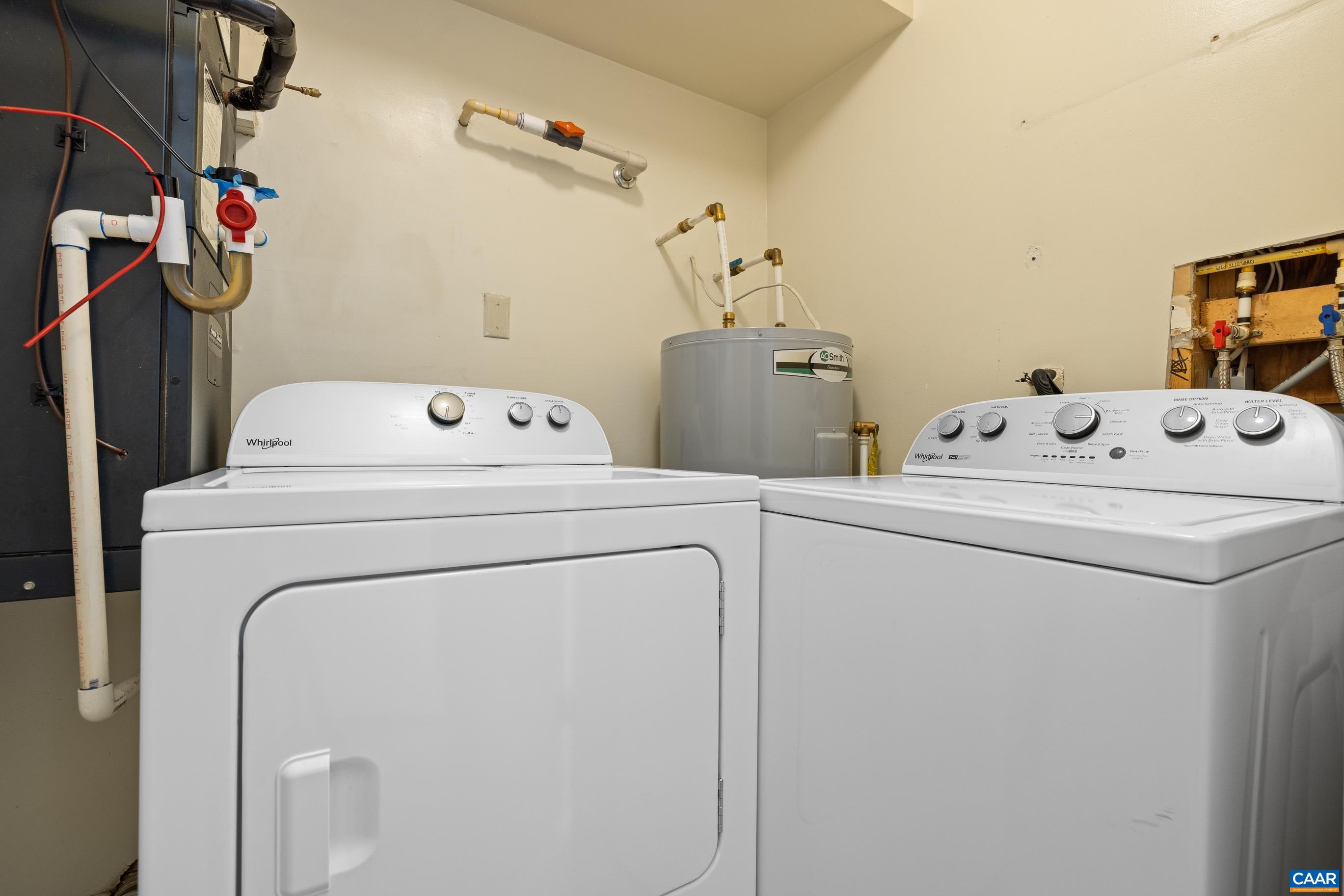 127 Turtle Creek Road, Unit 12 Charlottesville, VA 22901 - Photo 22 of 33 a utility room with dryer and washer