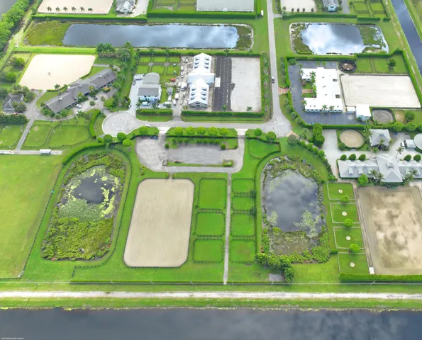a view of a lake with a house