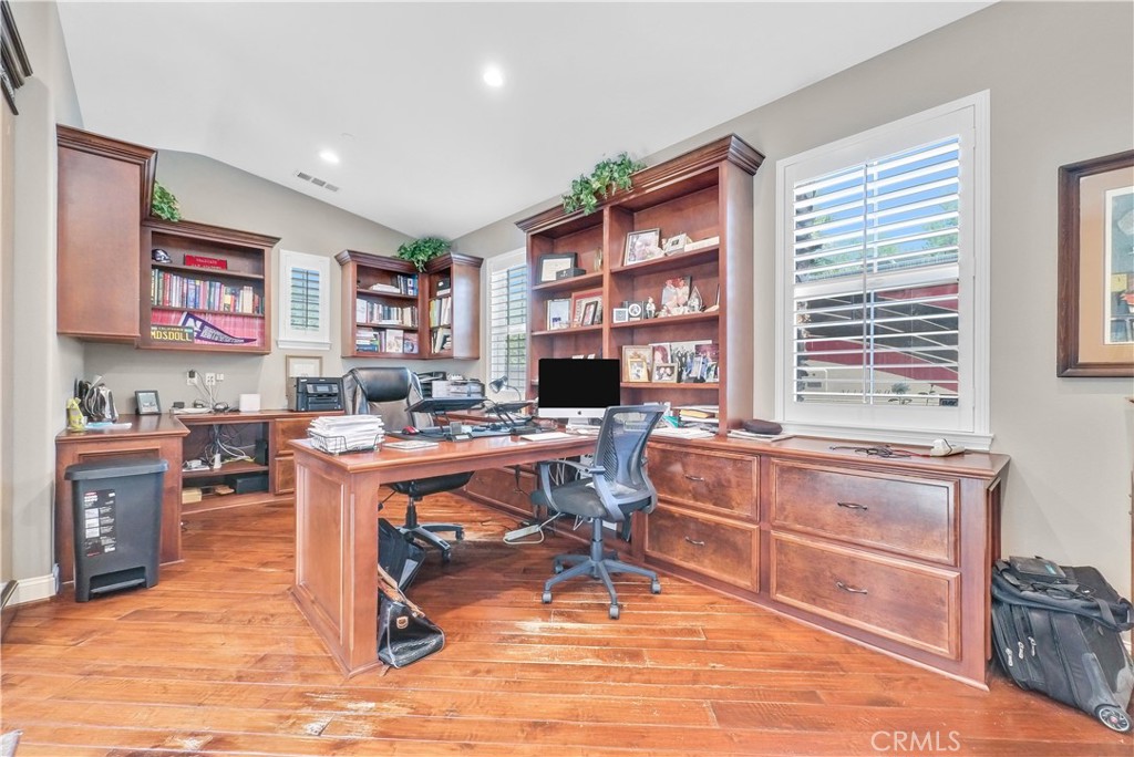 13123 Carriage Trail Court Rancho Cucamonga, CA 91739 - Photo 10 of 42 a view of a workspace with kitchen