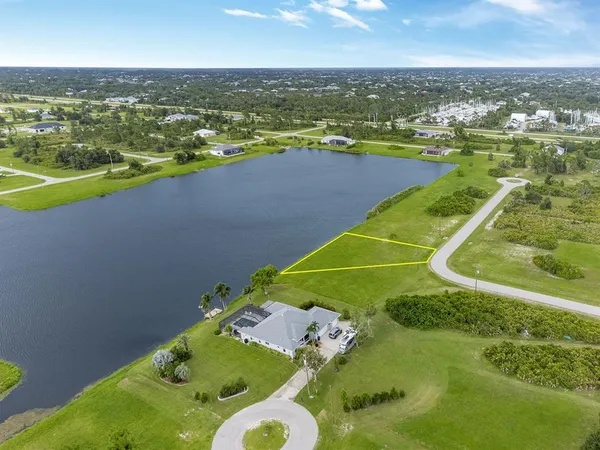 a view of an outdoor space and a lake view