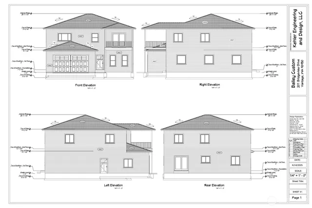 a view of a white house next to a yard