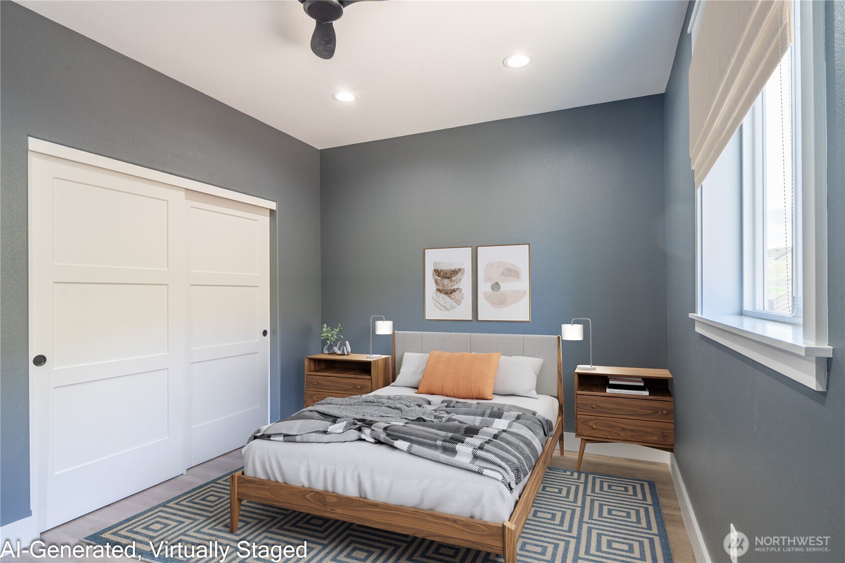 201 Bridgeview Drive Vantage, WA 98950 - Photo 20 of 40 a bedroom with a bed and a window