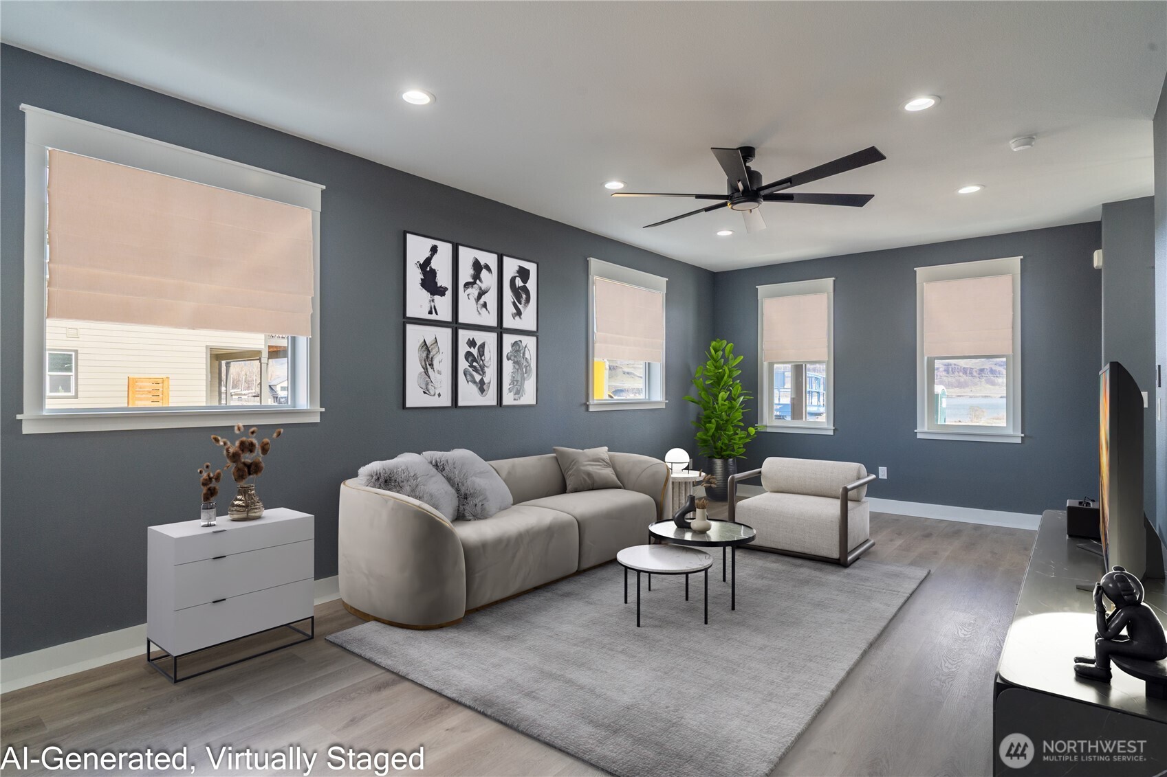 201 Bridgeview Drive Vantage, WA 98950 - Photo 3 of 40 a living room with furniture and windows