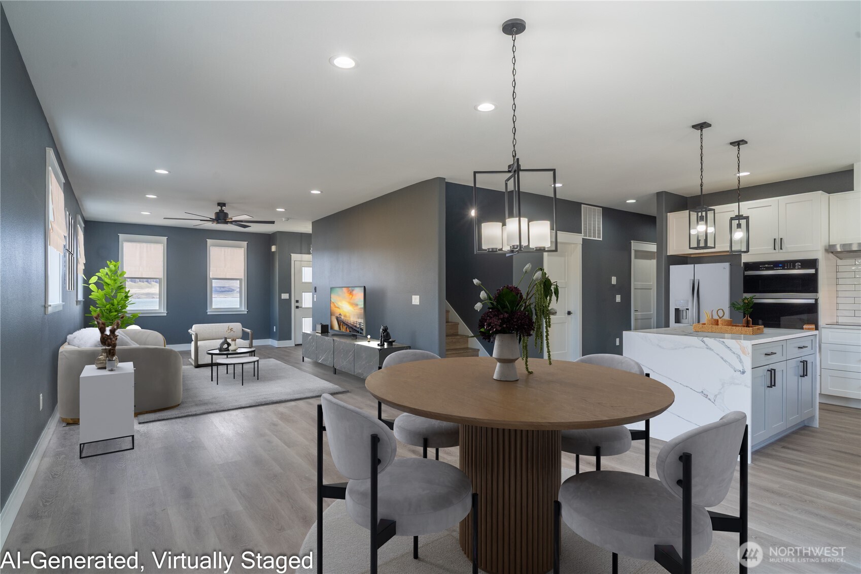 201 Bridgeview Drive Vantage, WA 98950 - Photo 4 of 40 a view of a dining room with furniture